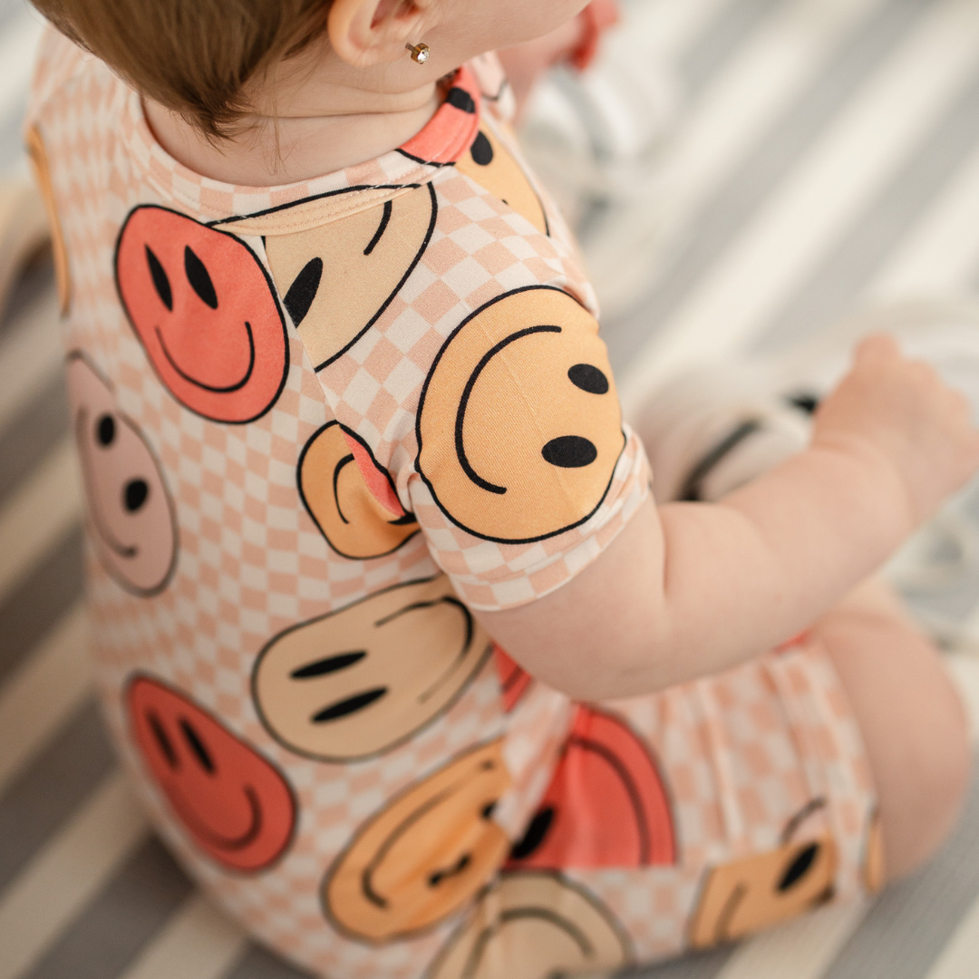 Bamboo Shortie Playsuits | LE Prints