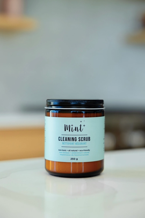 Cleaning Scrub, Glass Jar