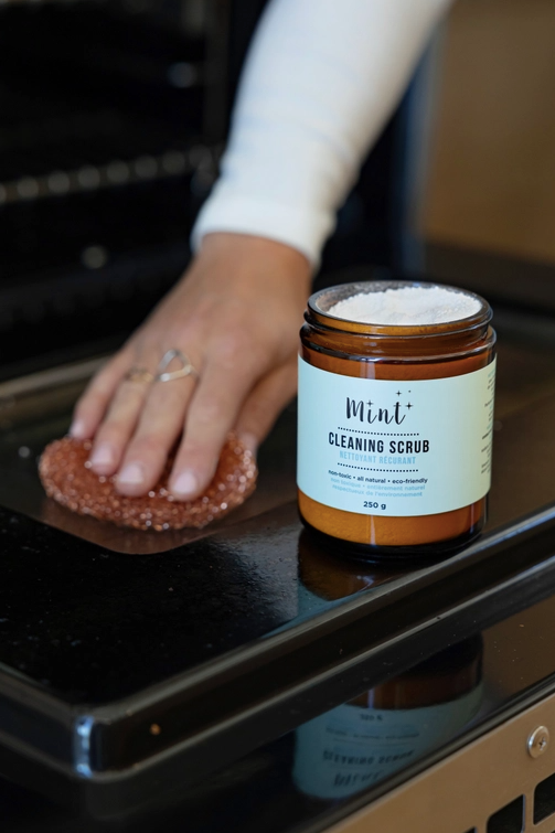 Cleaning Scrub, Glass Jar