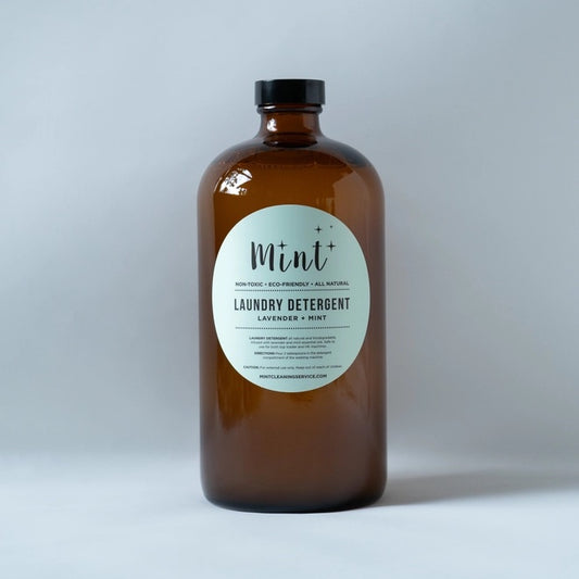 Laundry Detergent, Glass Bottle