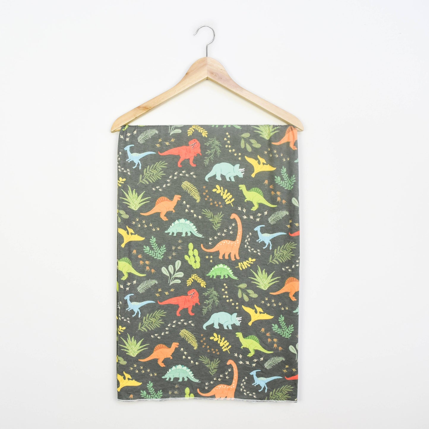 Jurassic Tracks Swaddle Blanket