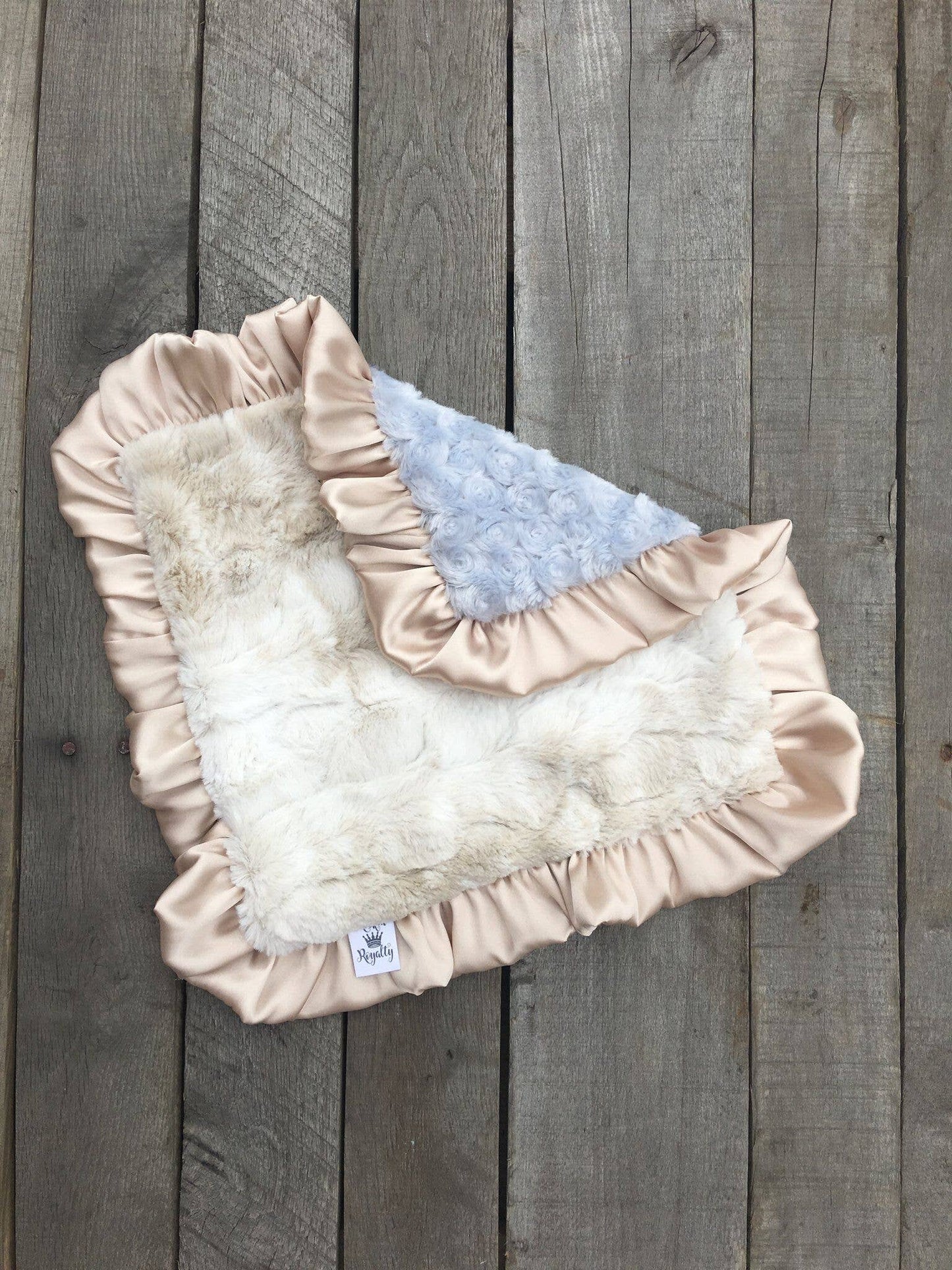 Faux Fur Rabbit Sky Luxe Cuddle Lovey
