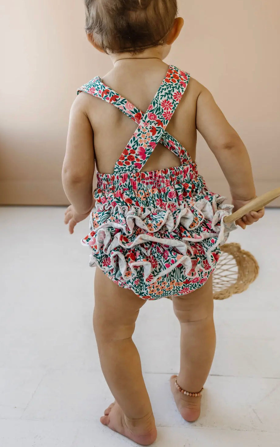 Isla Romper in Floral Meadow