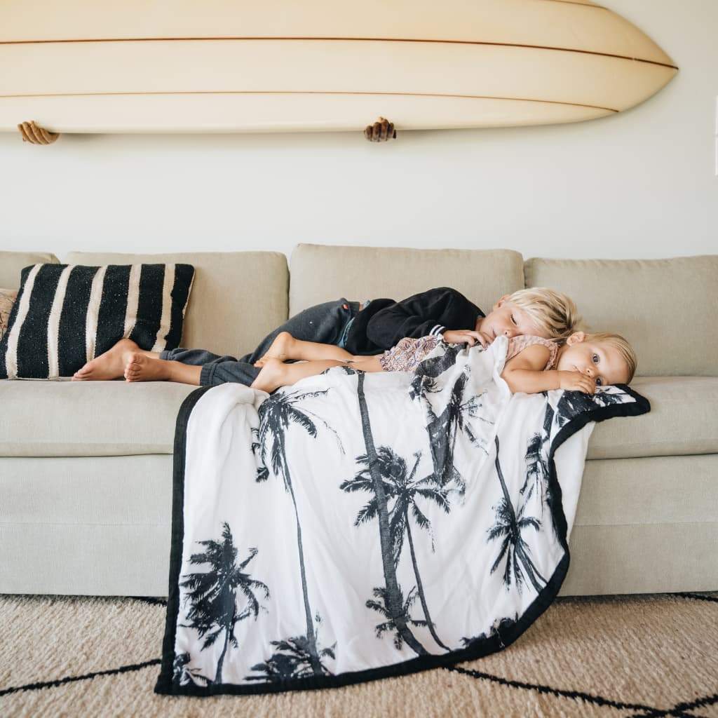 Palm Party Throw Blanket