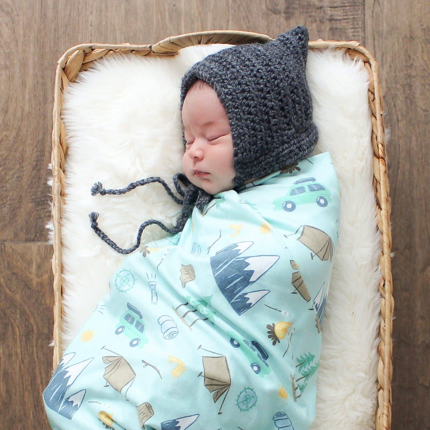 Outdoor Adventure Swaddle Blanket