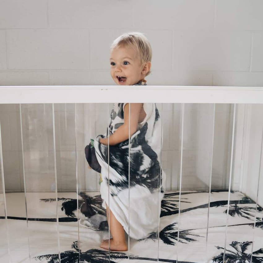 Palm Party Swaddle