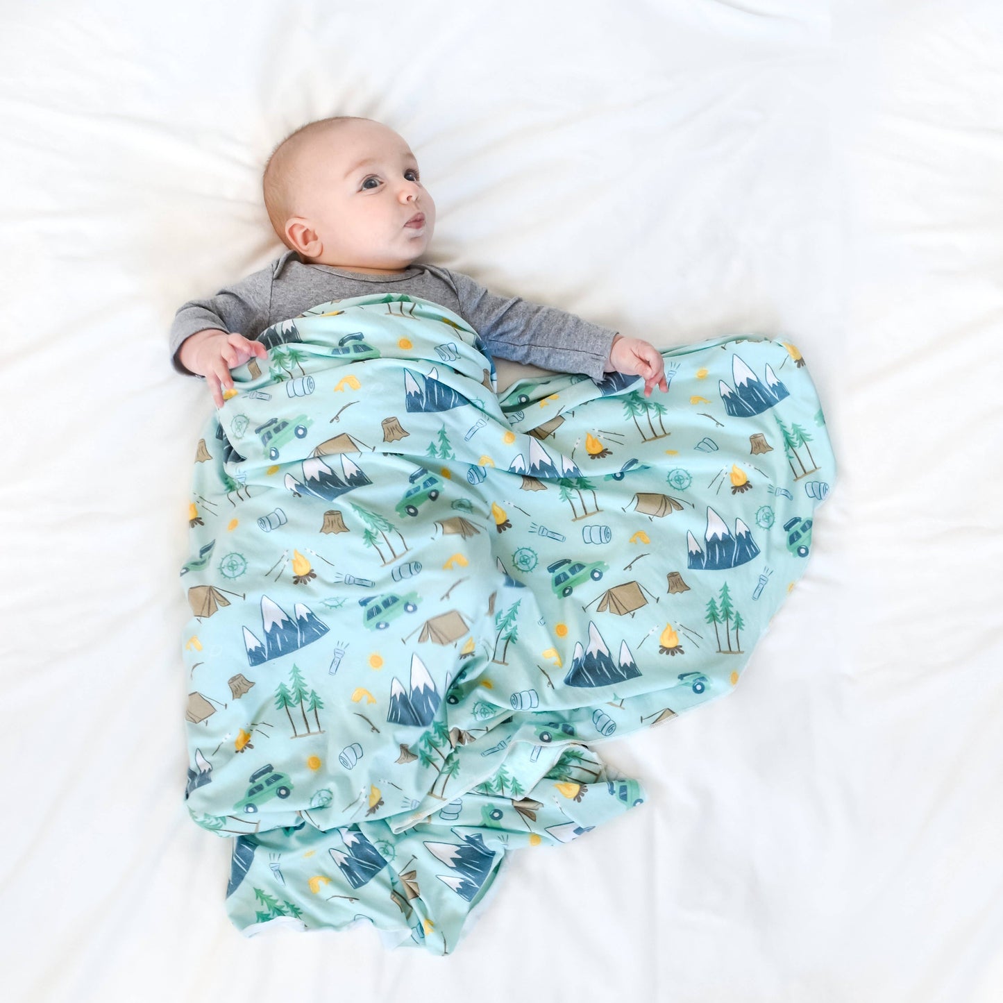 Outdoor Adventure Swaddle Blanket