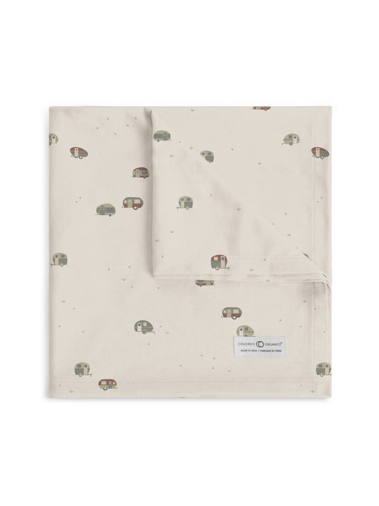 Swaddle Blanket - Camper / Balsam
