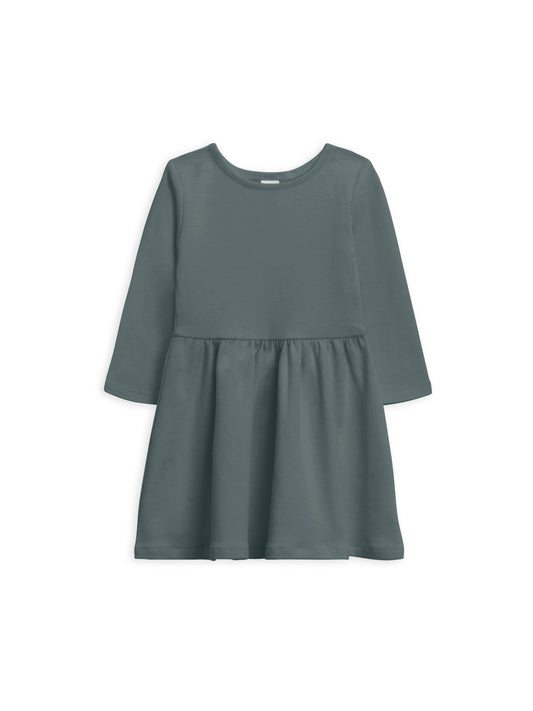 Organic Long Sleeve Swing Dress