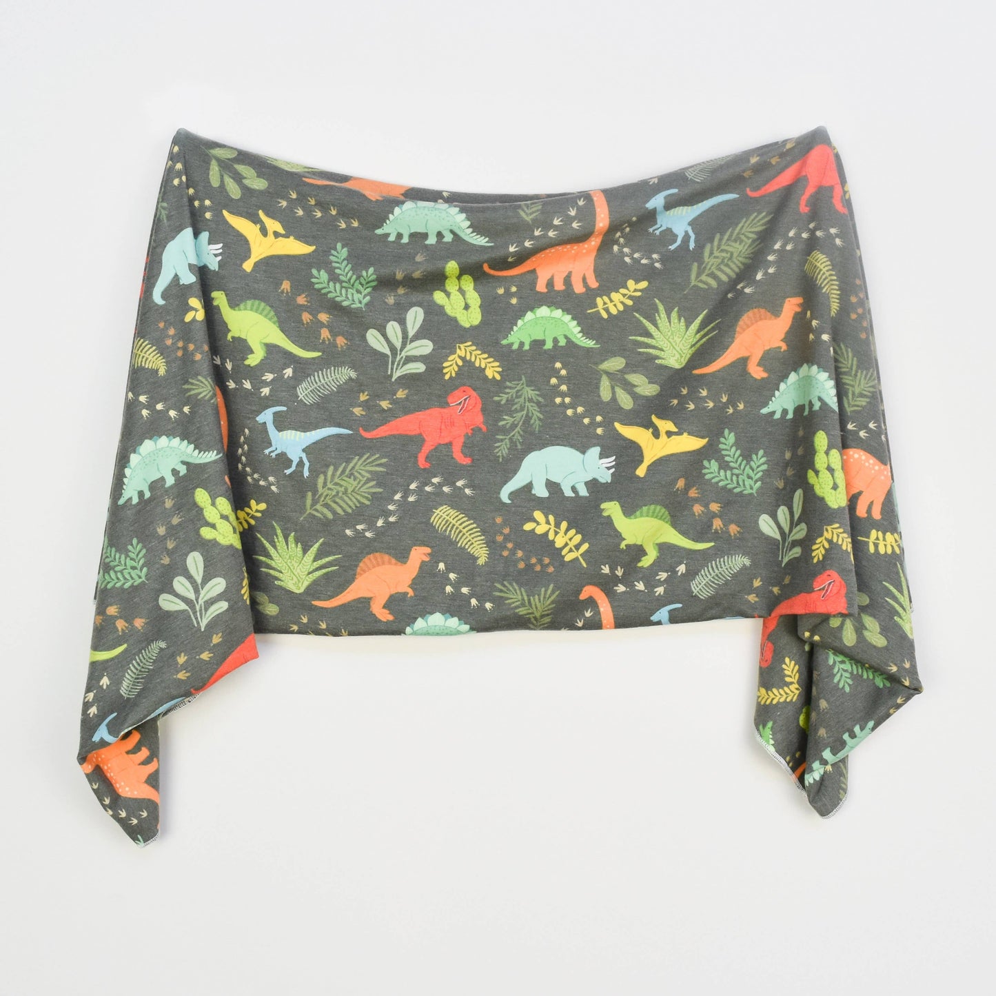 Jurassic Tracks Swaddle Blanket
