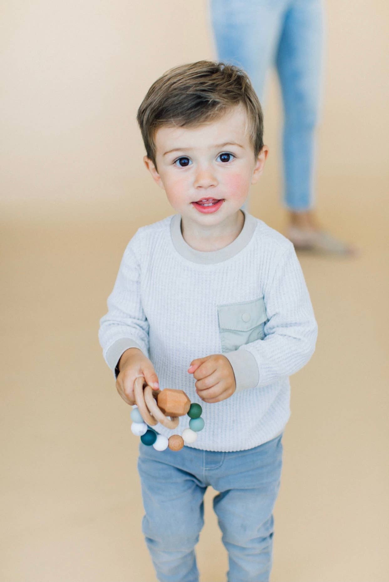 Hayes Silicone + Wood Teether - Winter