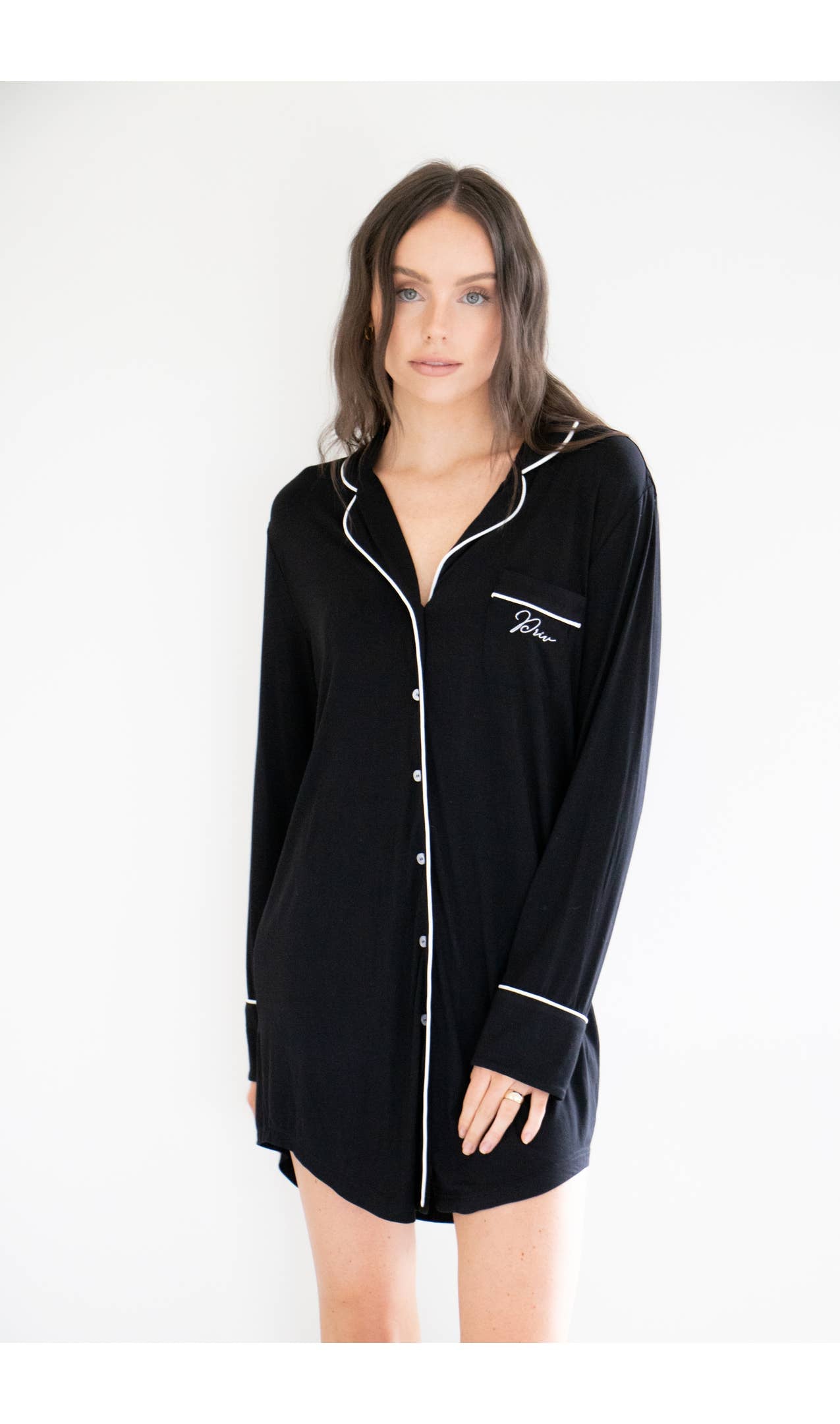 The Classic Sleep Shirt in Black