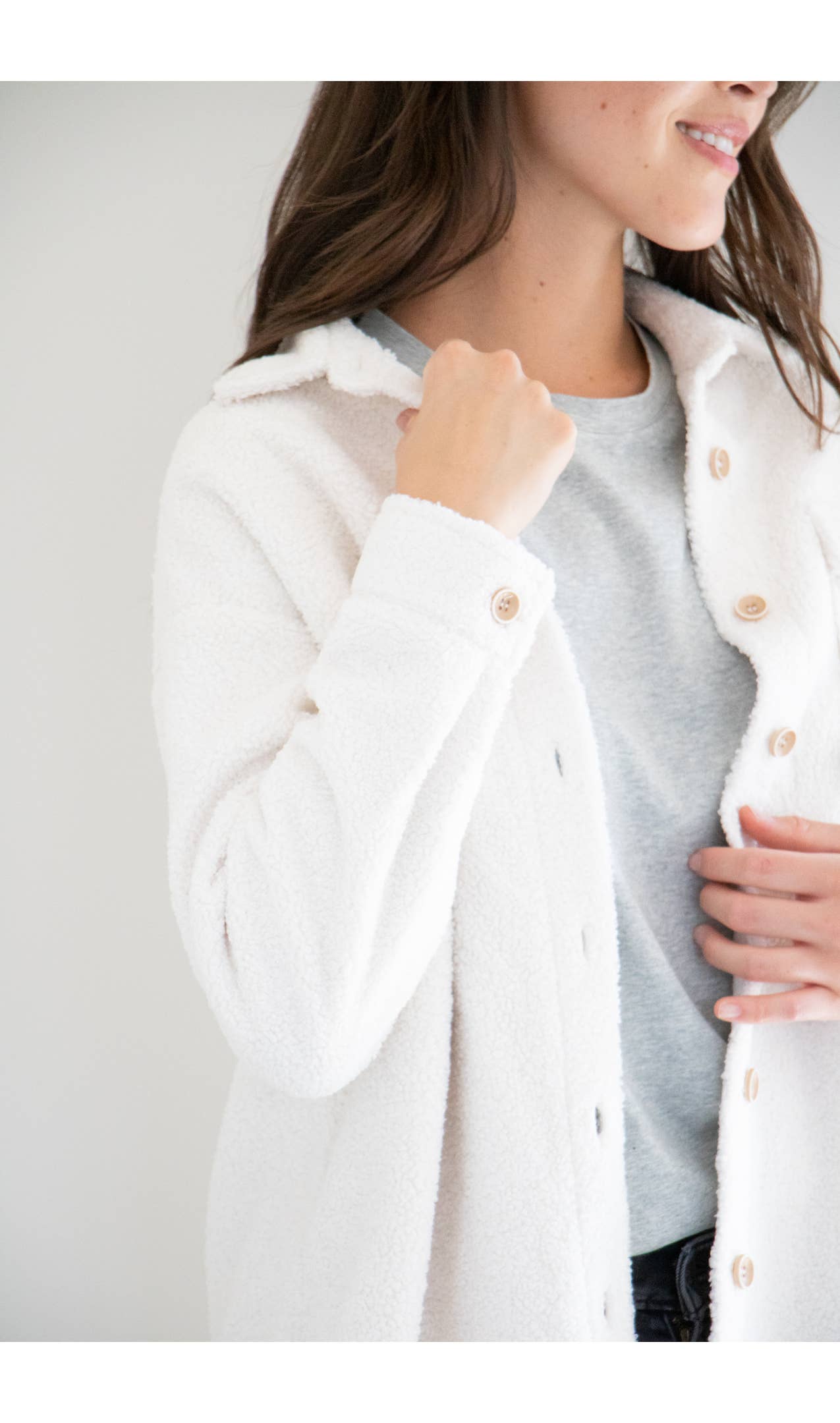 The Bouclé Full Length Jacket