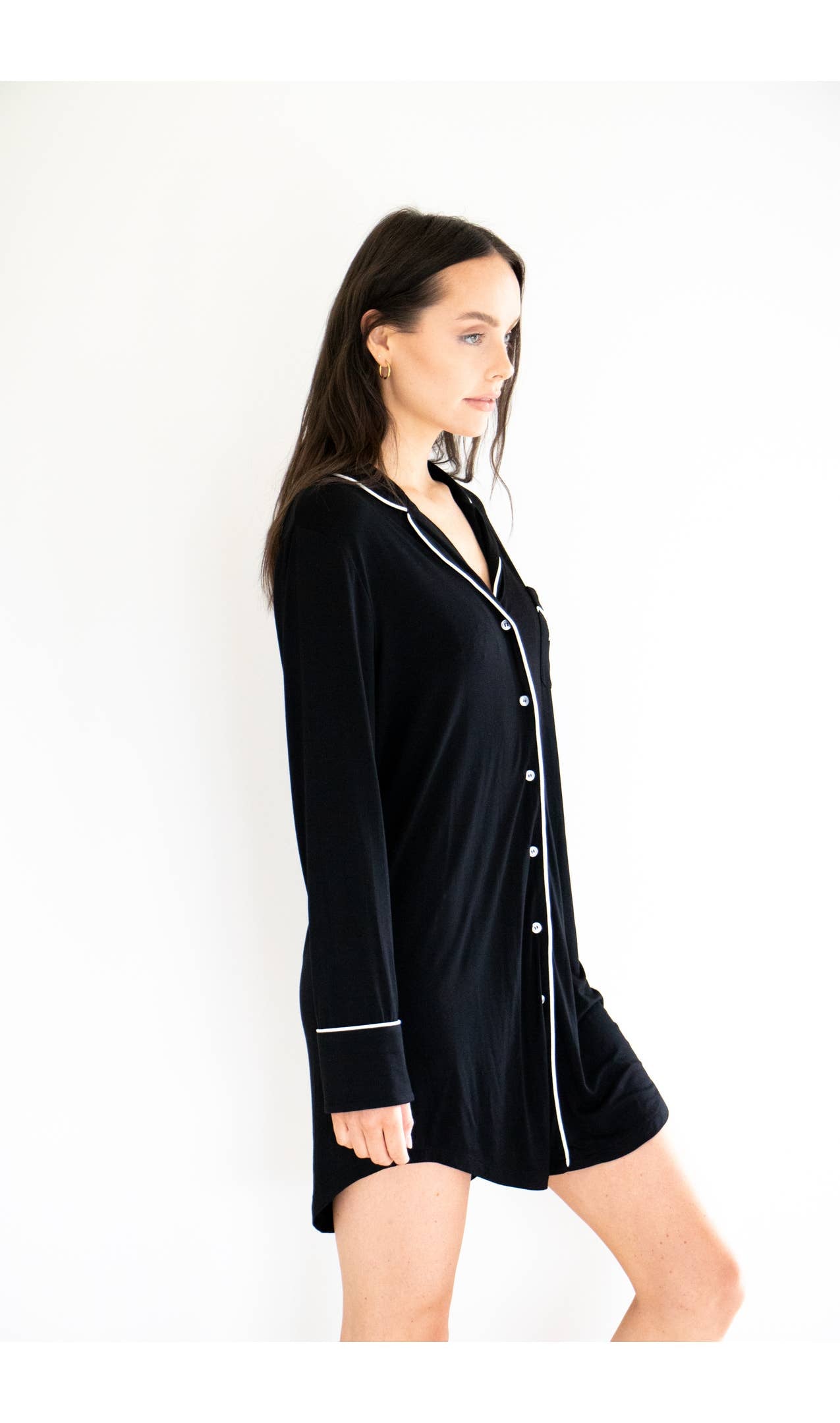The Classic Sleep Shirt in Black