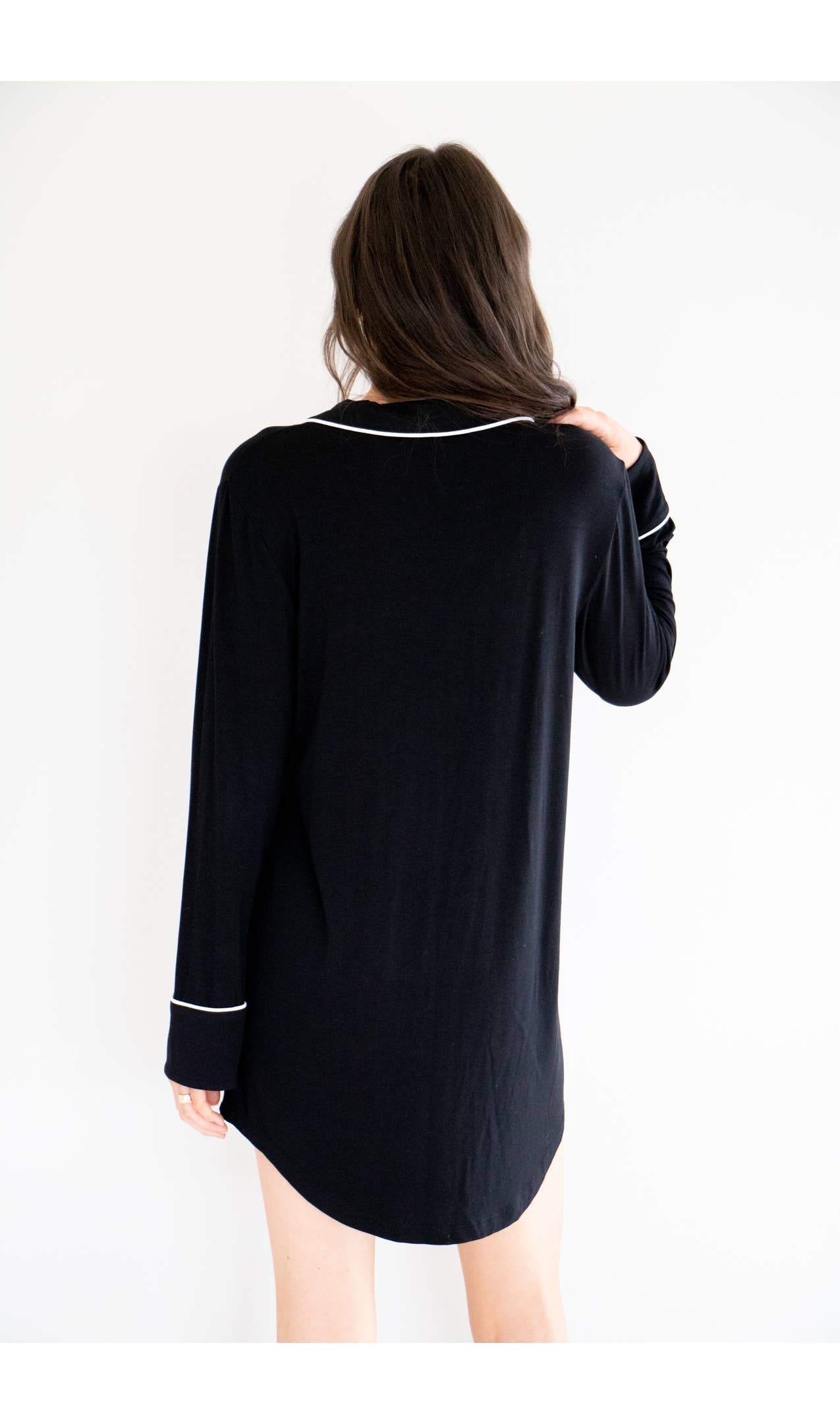 The Classic Sleep Shirt in Black