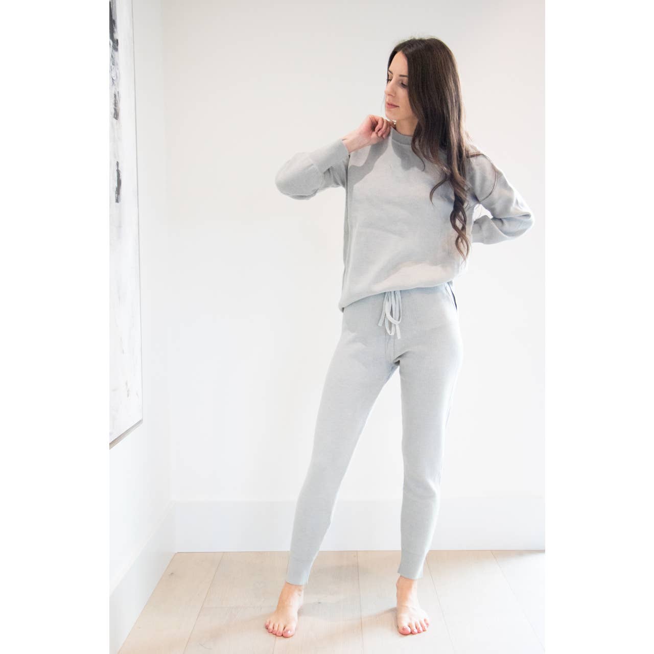 The Stevie Ribbed Lounge Set