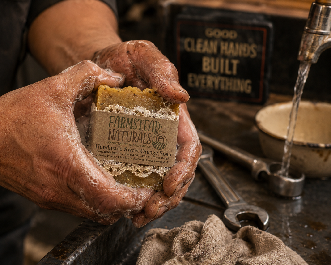 Sweet Orange Scrub Soap - Farmstead Naturals