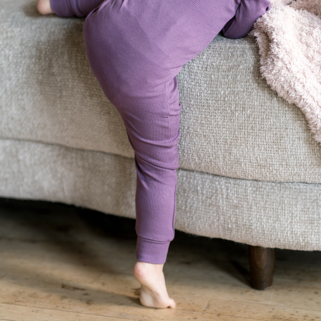 Ribbed Bamboo Footless Sleepers