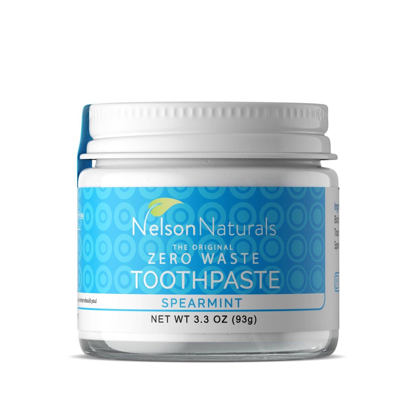 The Original Zero Waste Toothpaste - Spearmint 93g/3.3oz