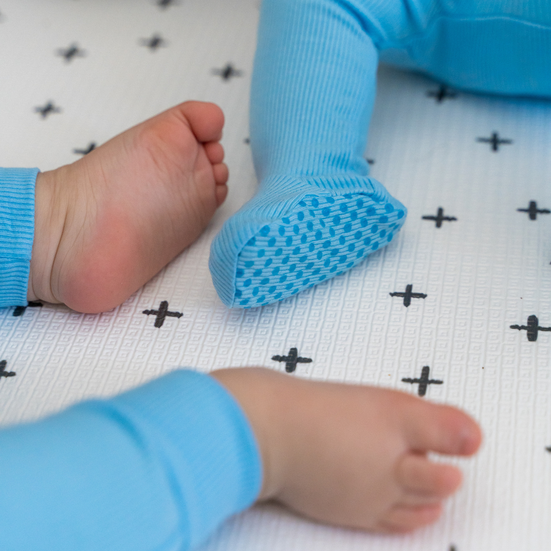 Ribbed Bamboo Footed Sleepers