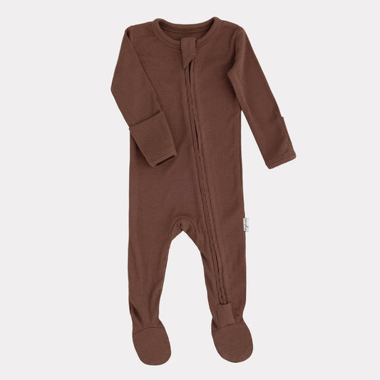 Ribbed Bamboo Footed Sleepers