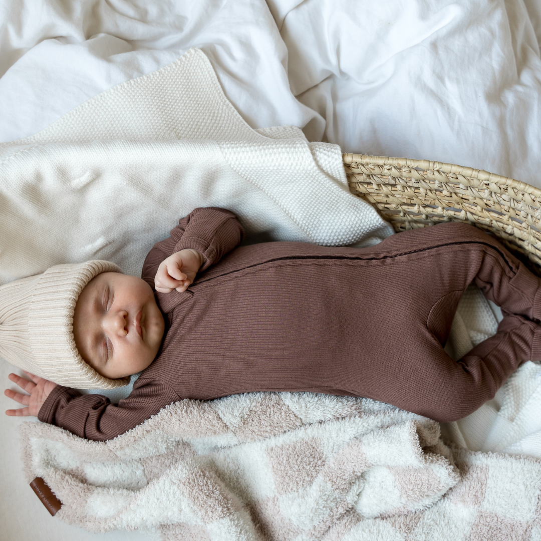 Ribbed Bamboo Footed Sleepers