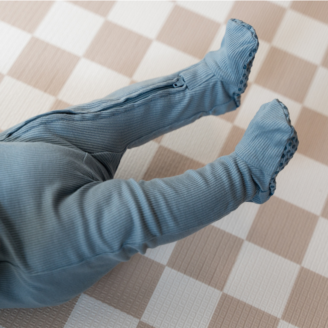 Ribbed Bamboo Footed Sleepers
