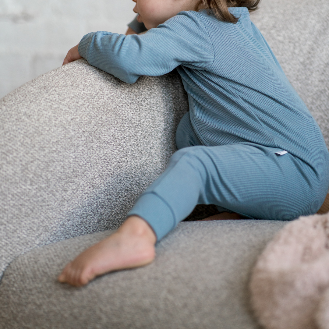 Ribbed Bamboo Footless Sleepers