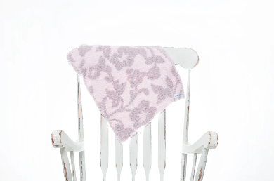 Iced Lilac & Powder Vintage Floral Print Lovey