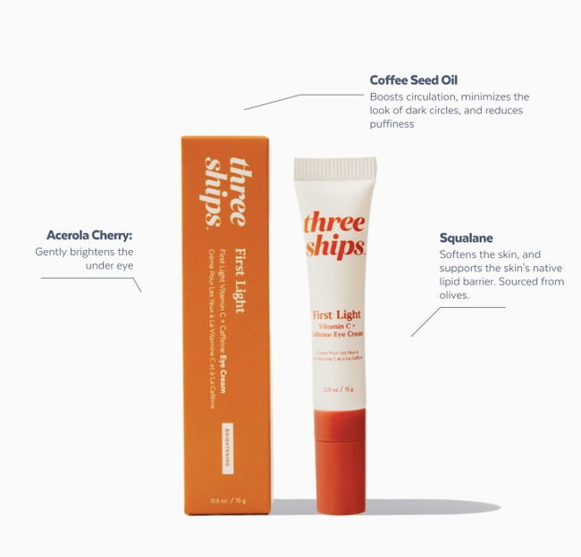 First Light Vitamin C + Caffeine Eye Cream