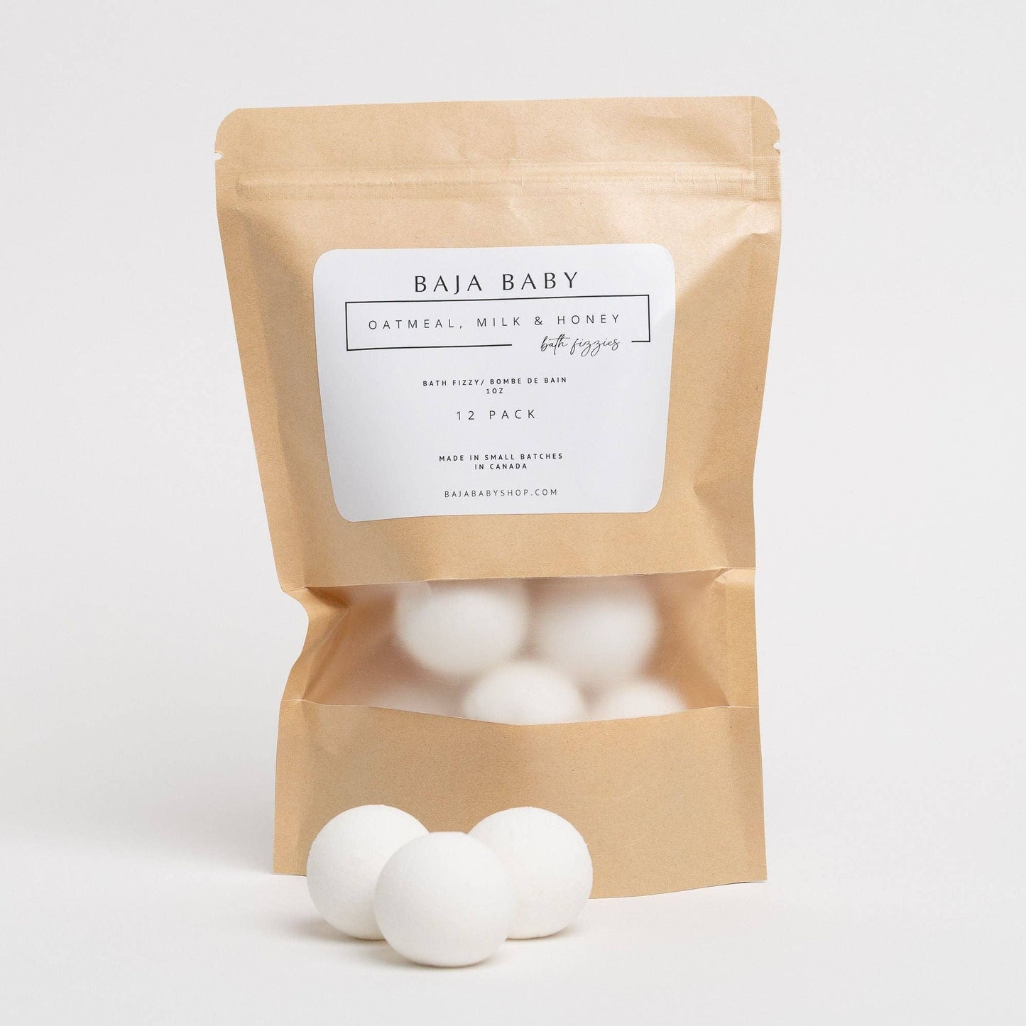 Natural Mini Bath Fizzies | 12 Pack