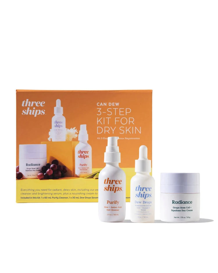 Can Dew 3-Step Kit for Glowing Skin (3 full sized products)