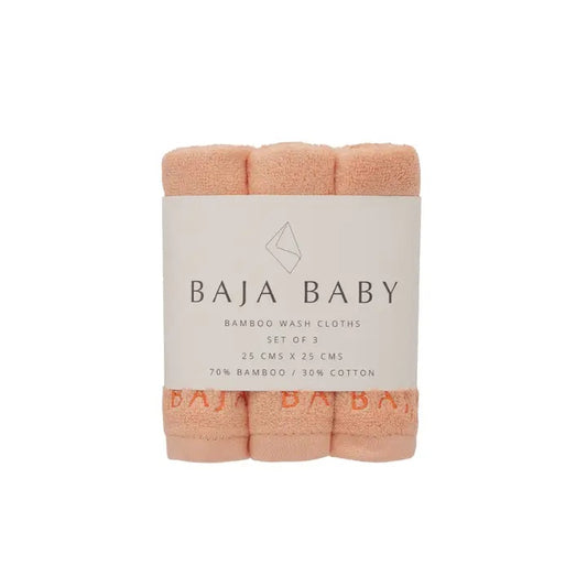 Bamboo/Cotton Wash Cloths | 3 Pack
