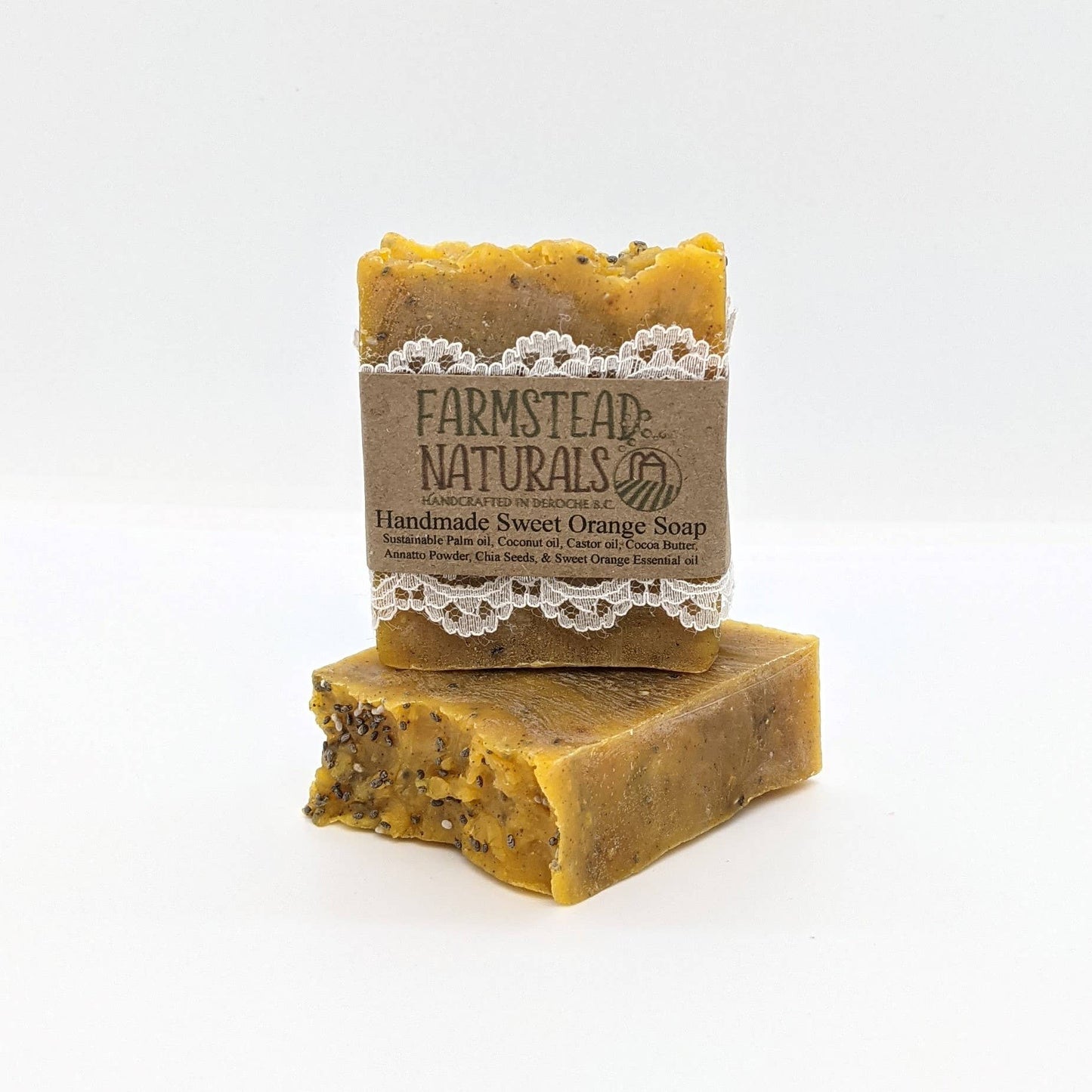 Sweet Orange Scrub Soap - Farmstead Naturals