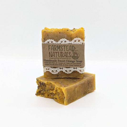 Sweet Orange Scrub Soap - Farmstead Naturals