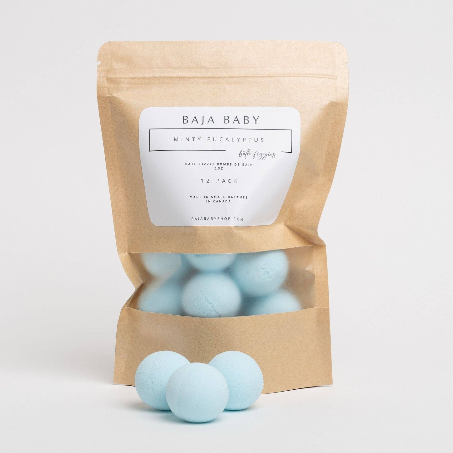 Natural Mini Bath Fizzies | 12 Pack