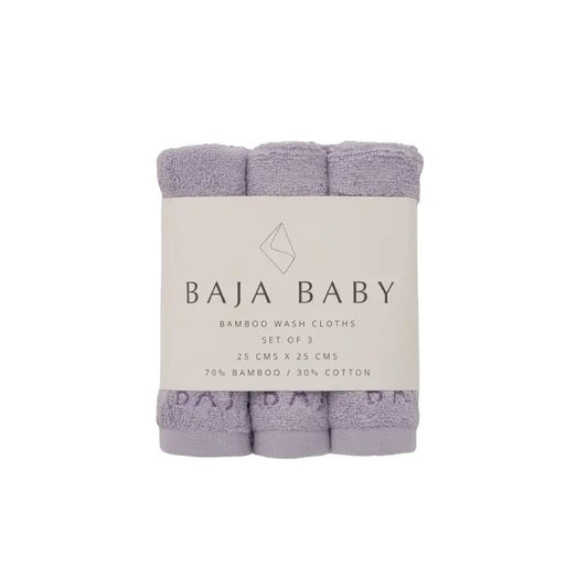 Bamboo/Cotton Wash Cloths | 3 Pack