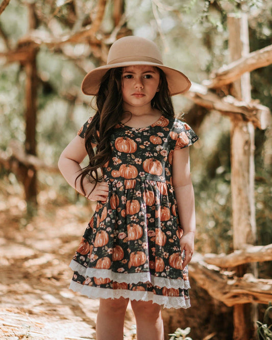 Twirl Dress | Pumpkin Harvest