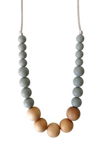 The Landon - Grey Teething Necklace