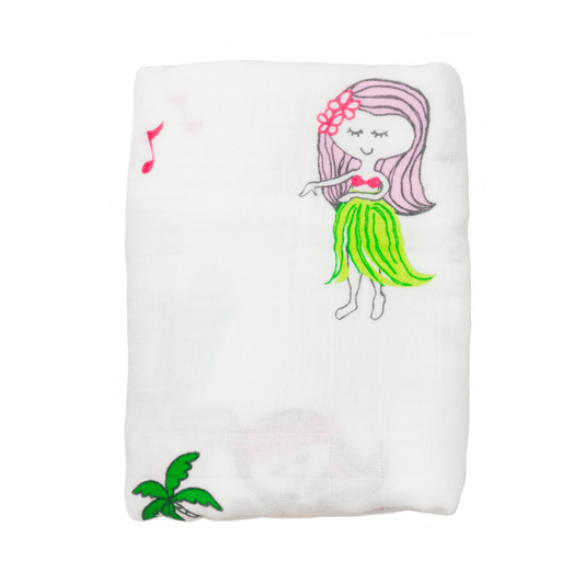 Hula Girls Swaddle