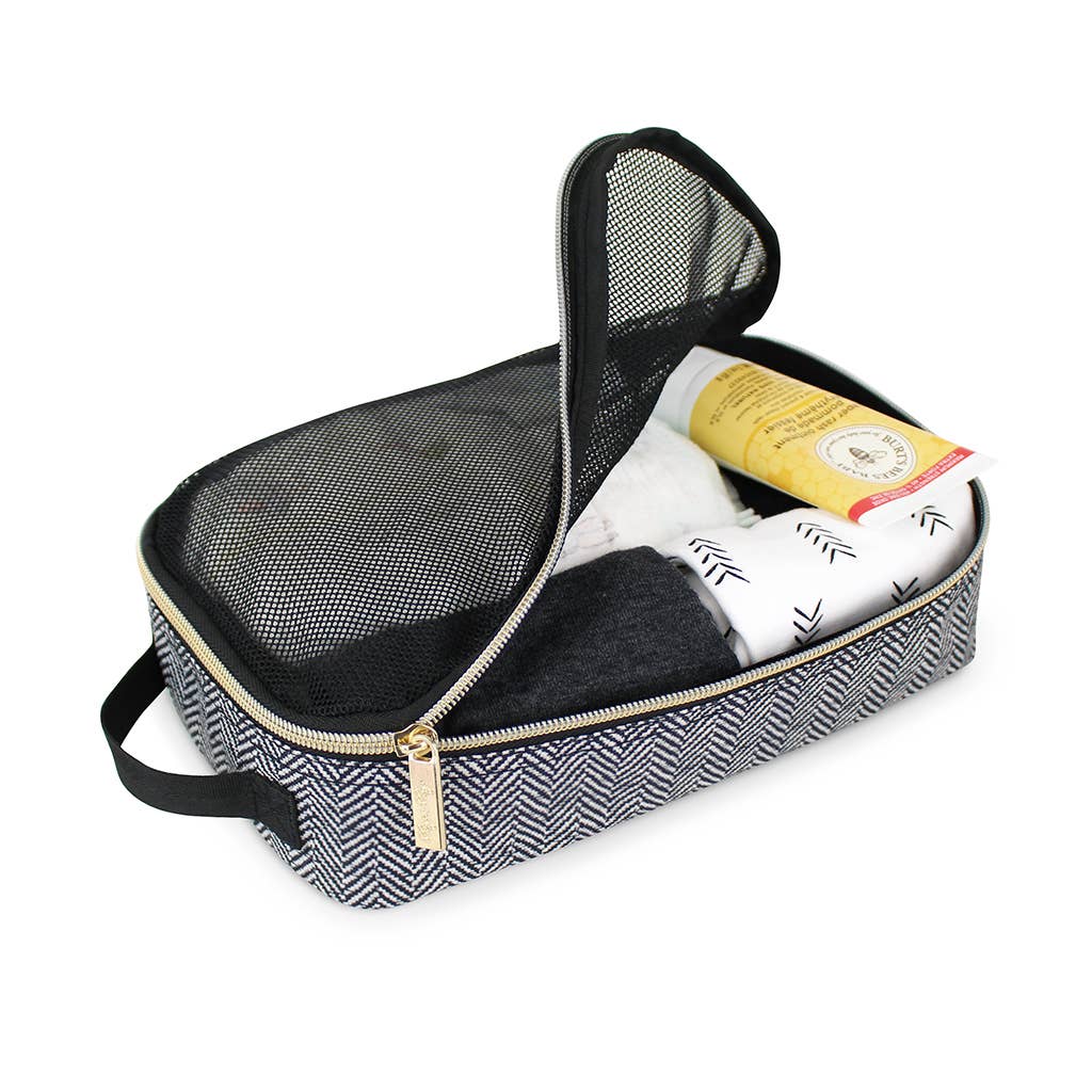 Coffee & Cream Travel Diaper Bag Packing Cubes