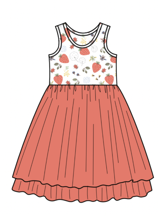 Strawberry Fields Tulle Tank Dress