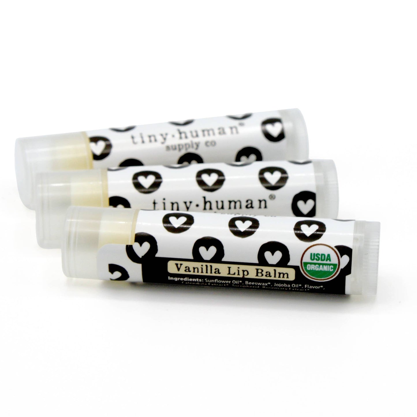 Very Vanilla Organic Lip Balm- 3 Pack