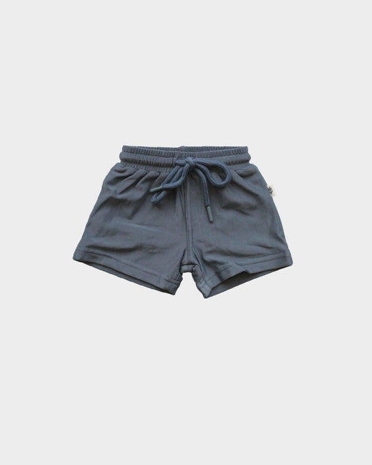 S23 D2: Boy's Swim Shorts in Dusty Blue