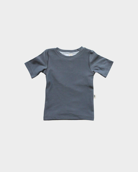 S23 D2: Boy's Rashguard Top in Dusty Blue