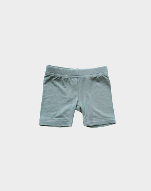 S23 D2: Biker Shorts in Teal Green